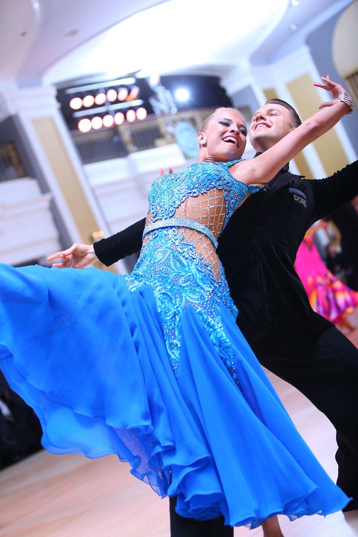 Slawomir Roszak competing in standard ballroom